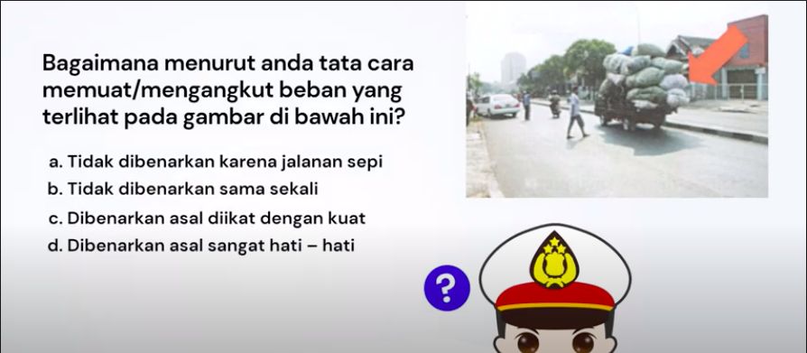 Contoh soal ujian SIM Contoh soal ujian SIM