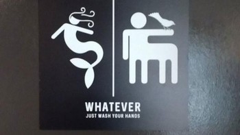 Bedanya gambar wanita dan pria untuk cuci tangan. Foto: Brightside