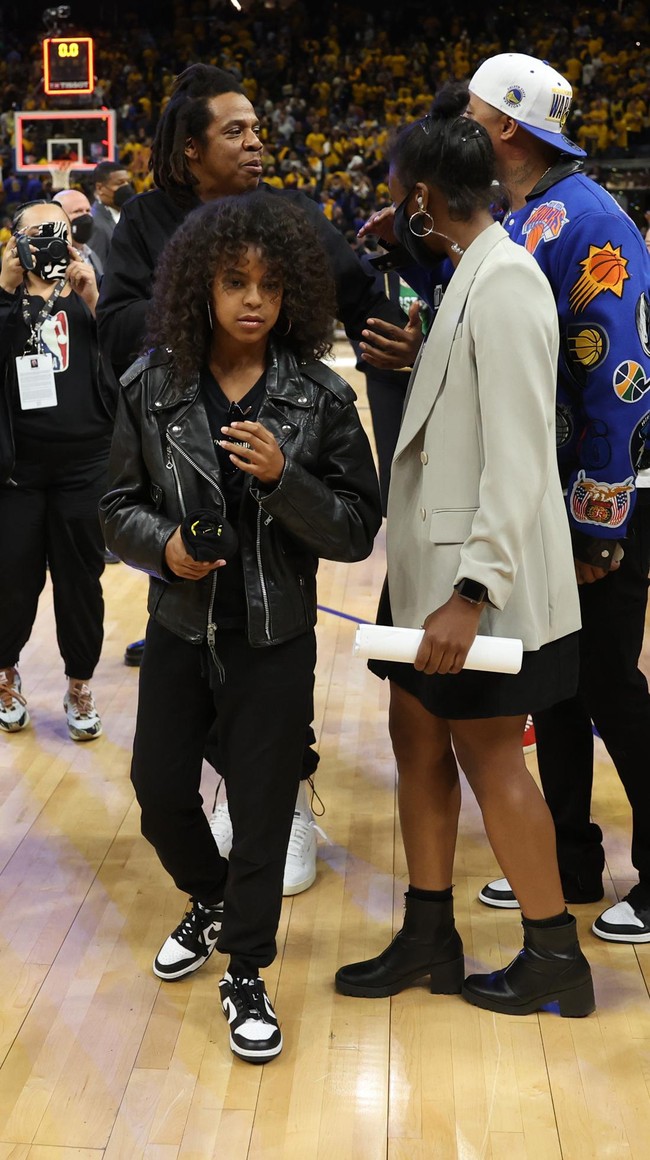 Makin bertambah usia, Blue Ivy yang kini berusia 10 tahun makin menunjukkan kemiripan dengan Beyonce. (Foto: Getty Images/Ezra Shaw)