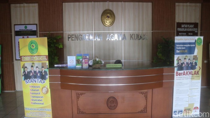 Kantor Pengadilan Agama Kabupaten Kudus, Selasa (14/6/2022).