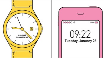 Lihat waktu di jam tangan atau HP? Foto: 2kindsofpeople