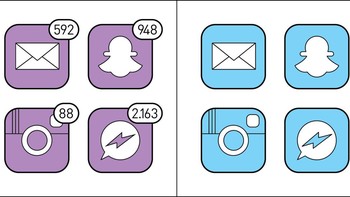 Penih notifikasi atau bersih? Foto: 2kindsofpeople