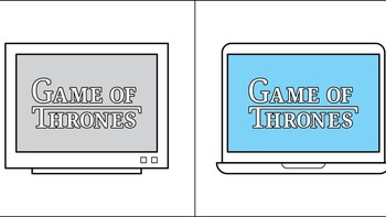 Nonton di TV atau laptop? Foto: 2kindsofpeople