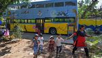 Nih... Bus Bekas yang Jadi Ruang Kelas di India, Seru dan Warna-warni