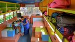 Nih... Bus Bekas yang Jadi Ruang Kelas di India, Seru dan Warna-warni