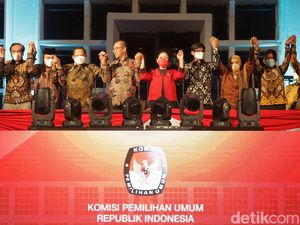 Momen KPU Luncurkan Tahapan Pemilu