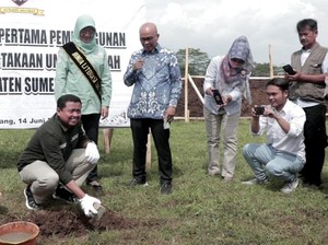 Pemkab Sumedang Groundbreaking Pembangunan Perpustakaan Daerah