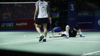 Baek Ha Na/Lee Yu Lim jatuh bangun untuk mengimbangi permainan ganda putri nomor 1 dunia tersebut.