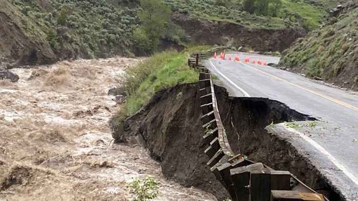 Taman Nasional Yellowstone banjir