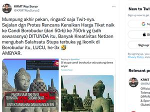 Terpopuler: Roy Suryo Unggah Foto Editan Stupa Borobudur Mirip Jokowi