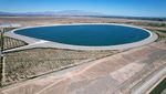 Penampakan Waduk Buatan di Tengah Gurun Gobi yang Kering