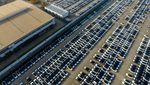 Penampakan Parkiran Mobil di China yang Tampung Ratusan Mobil