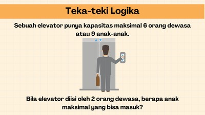 Teka-teki Buat Si Paling Pintar, Tantang Otak Kamu Berpikir!