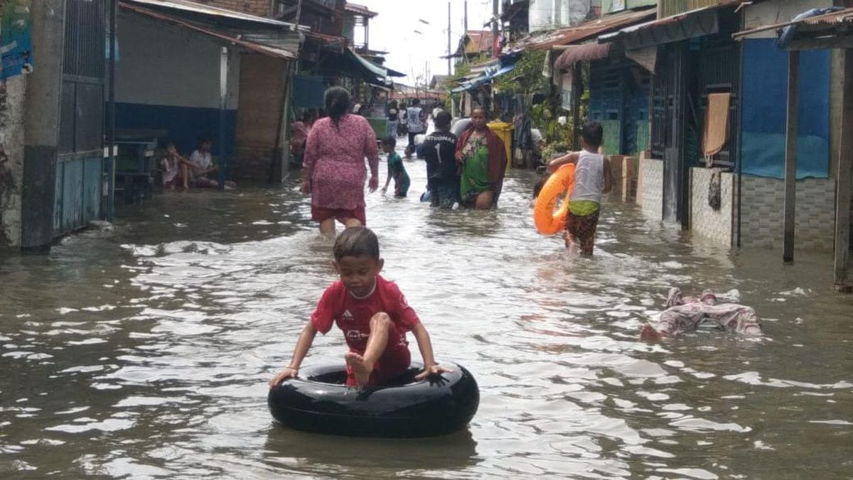 BMKG Prediksi Banjir Rob Terjang Medan Belawan Hari Ini: Pasang Tertinggi 2,6 M