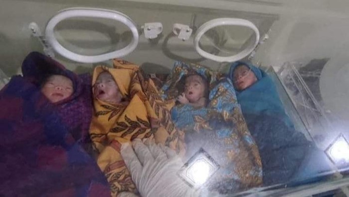 Bayi kembar 4 di Kolaka Timur