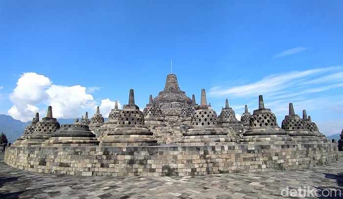 Candi Borobudur. Foto diambil pada Selasa (14/6/2022).