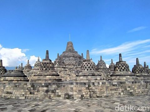 Candi Borobudur. Foto diambil pada Selasa (14/6/2022).