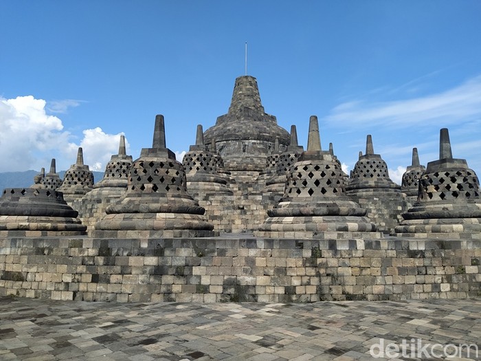 Candi Borobudur. Foto diambil pada Selasa (14/6/2022).
