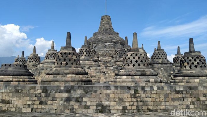 Candi Borobudur. Foto diambil pada Selasa (14/6/2022).