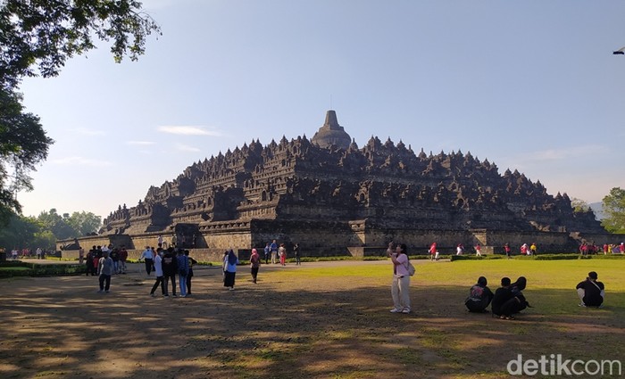 Candi Borobudur. Foto diambil pada Selasa (14/6/2022).