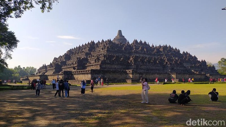 Candi Borobudur. Candi Borobudur. Foto diambil pada Selasa (14/6/2022).