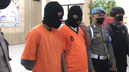 Dua kurir sabu asal Lombok dan Aceh diamankan polisi di salah satu hotel di Kota Mataram.