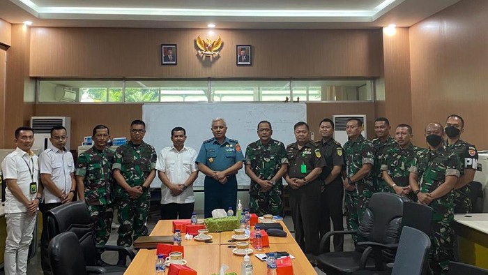 Jaksa Agung Muda pidana Militer (Jampidmil) Anwar Saadi melakukan rapat koordinasi
