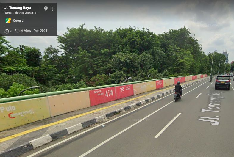 Jl Tomang Raya, Jakarta Barat. (Google Street View)