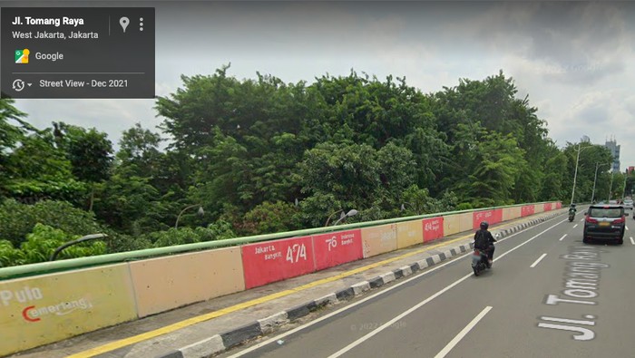 Jl Tomang Raya, Jakarta Barat. (Google Street View)