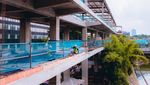 Jembatan Multiguna Dukuh Atas Sudah Setengah Jadi, Ini Wujudnya