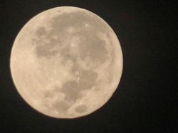 Lihat Lagi Penampakan Bulan Purnama Stroberi di Langit Depok