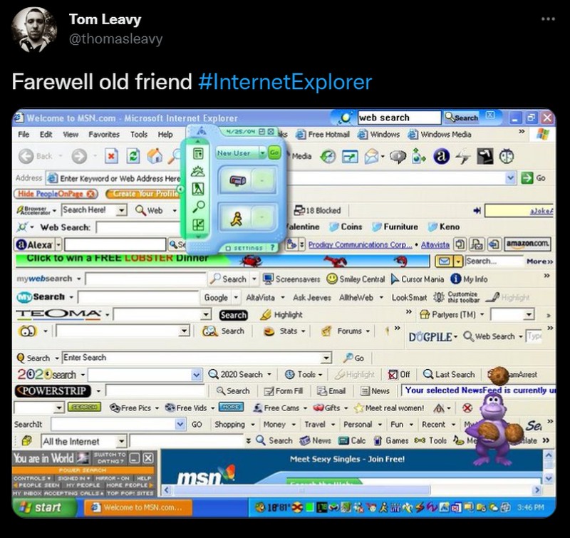 Meme Internet Explorer