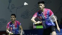 Pram/Yere makin panas setelah turun minum. Mereka unggul 14-7 yang terus tidak turunkan tempo.