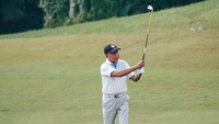 Menteri Pemuda dan Olahraga Republik Indonesia (Menpora RI) Zainudin Amali menghadiri olahraga golf acara Hari Ulang Tahun (HUT) Himpunan Pengusaha Muda Indonesia (HIPMI) ke-50 dan Pelantikan Hipmi Golf Club Indonesia (HGCI) 2022-2025 serta HGCI Open Tournament 2022 di Lapangan Golf Sentul Highland, Sentul, Bogor, Jawa Barat, Selasa (14/6/2022).
