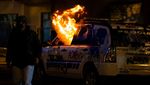 Ekuador Memanas, Massa Pendemo Bakar Mobil Polisi