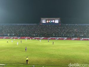 Babak Pertama Persik Vs Arema FC Berakhir Tanpa Gol