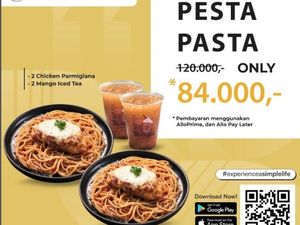 Pakai Allo Bank Makan Pasta Berdua Coffee Bean & Tea Leaf Cuma Rp 84 Ribu