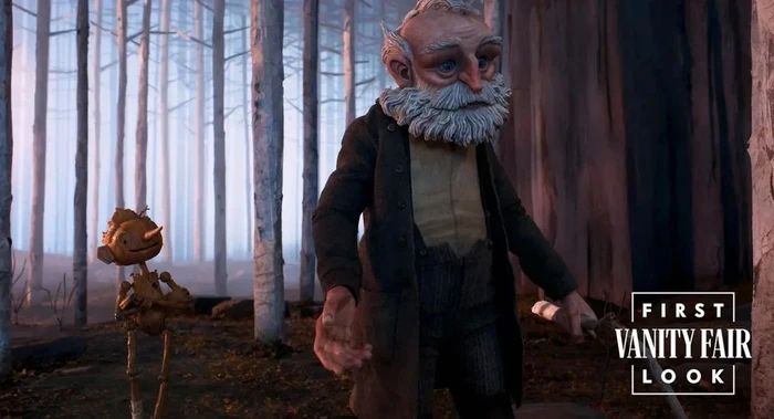 Pinocchio Gambar perdana dari Pinocchio karya Guillermo del Toro buat Netflix.