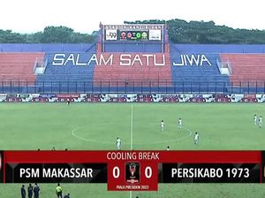 Skor 0-0 Babak Pertama PSM Vs Persikabo, Agung Baru Masuk Dapat Kartu Kuning