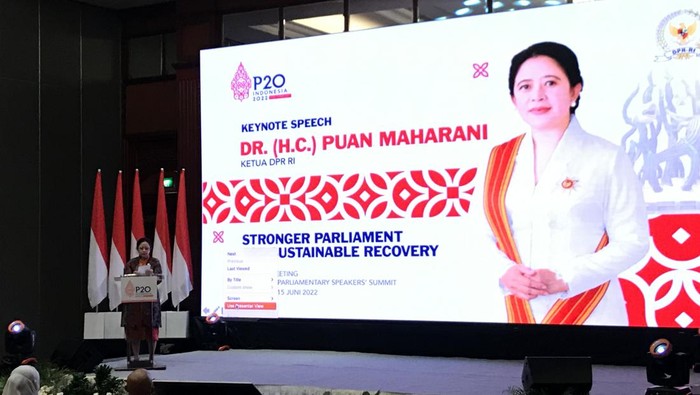 Puan Maharani di acara P20