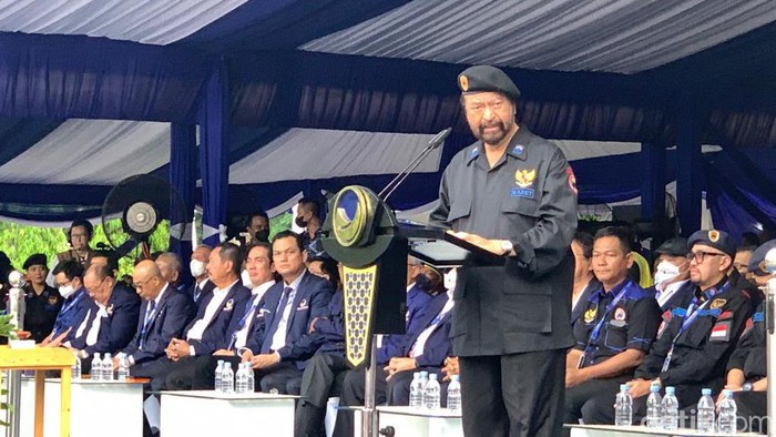 Surya Paloh pimpin apel siaga jelang Rakernas NasDem