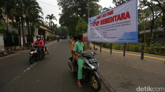 Tebet Eco Park Bakal Dibatasi Pakai Aplikasi