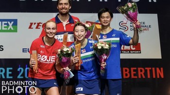 Di Instagram, ia kerap menampilkan aksinya saat main badminton. Ini saat menang di sebuah turnamen. Akun Instagramnnya itu sudah meraup lebih dari 50 ribu follower. Foto: Instagram
