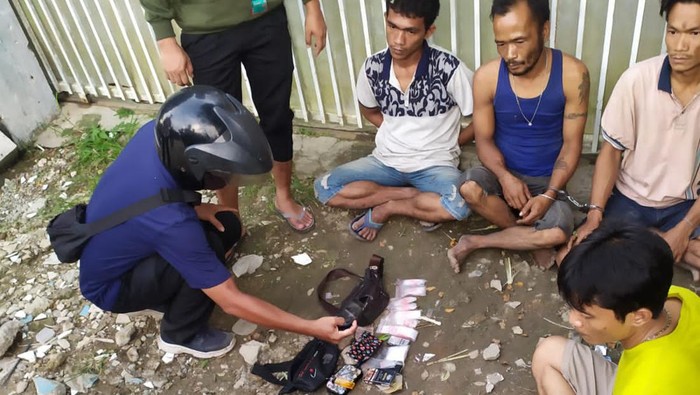 Bandar narkoba yang ditangkap dari Jermal 15, Deli Serdang. (Foto: Istimewa)