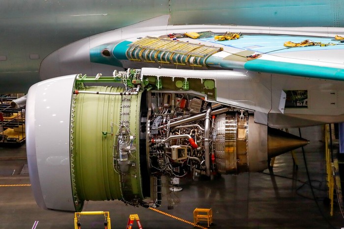 Boeing 787 aircrafts are seen at Boeings Everett Production Facility as they undergo joint verification Wednesday, June 15, 2022, in Everett, Wash. (Jennifer Buchanan/The Seattle Times via AP, Pool)
