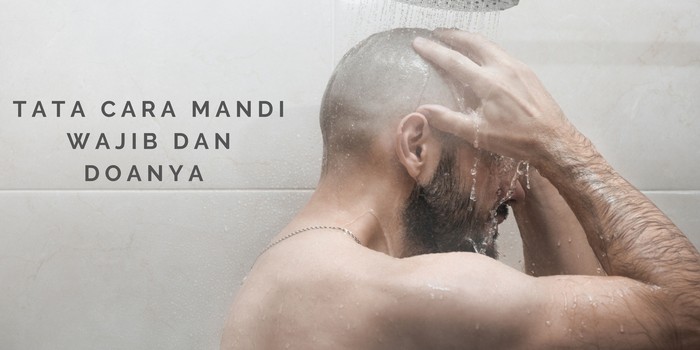 Ilustrasi cara mandi wajib laki-laki Ilustrasi cara mandi wajib laki-laki