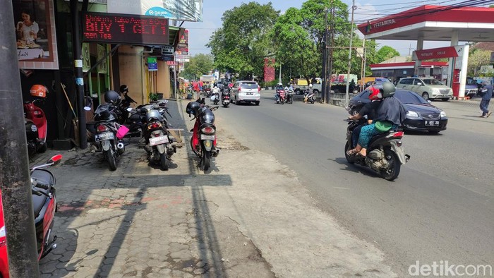Lokasi penggeroyokan di Jalan S Supriyadi Kota Malang.