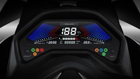 Motor ini juga mendapatkan panel instrumen layar full LCD Display Dynamic Motion yang menambah kesan canggih. Foto: Dok. Malaguti Italia