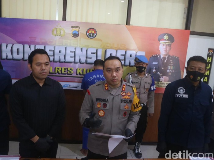 Maling motor yang beraksi di 3 TKP Kecamatan Bae Kudus dibekuk polisi, Kamis (16/6/2022).
