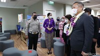 Lee Sang-Min juga diajak berkeliling Mal Pelayanan Publik Provinsi DKI Jakarta.